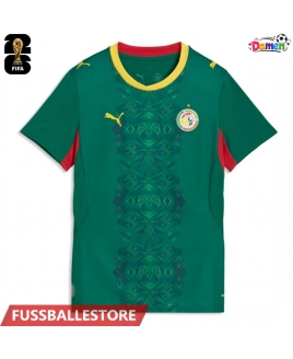 Günstige Senegal Auswärtstrikot Damen WM 2026 Kurzarm